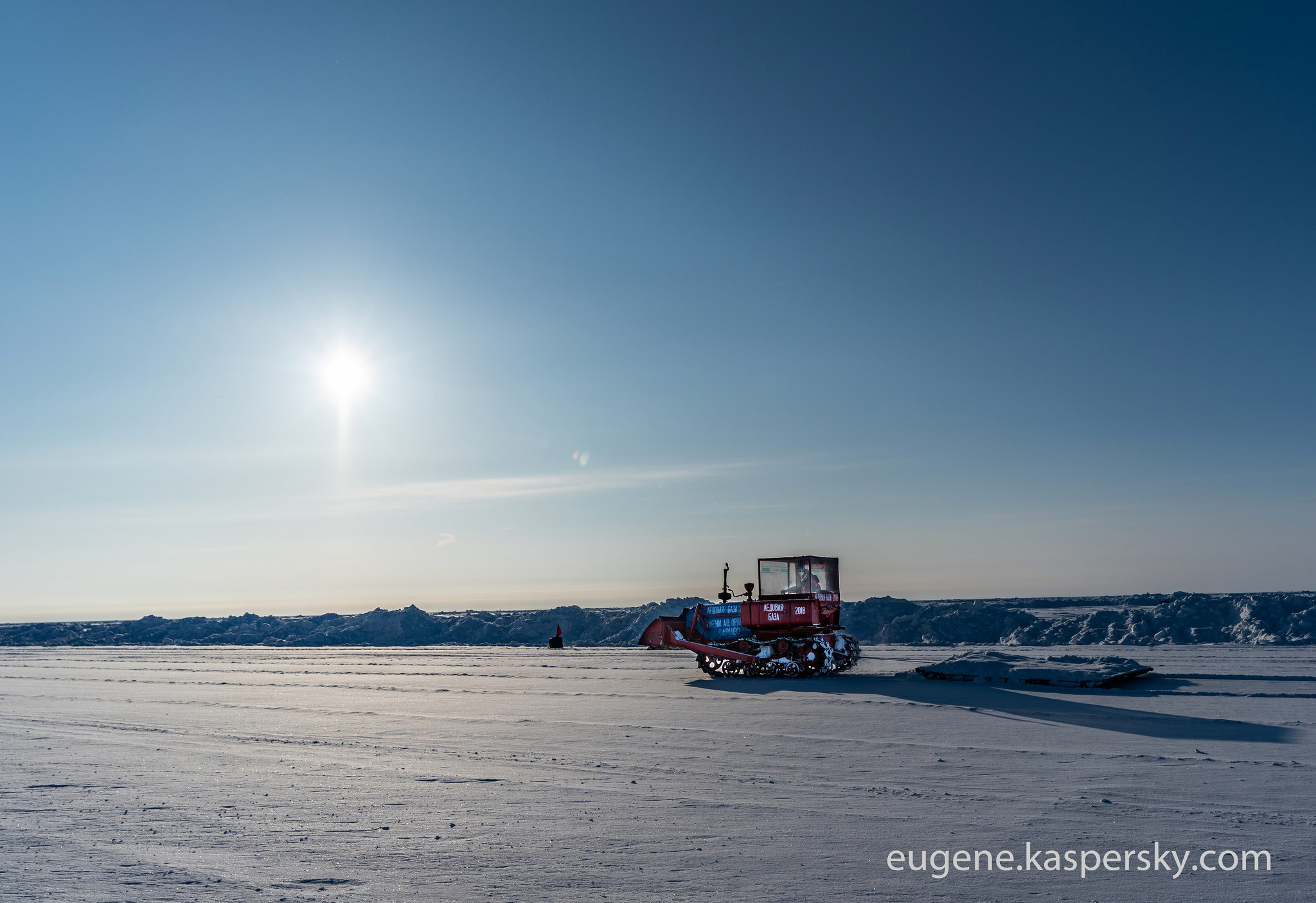 Barneo Camp (North Pole), дрейфующая станция Барнео (Северный Полюс)